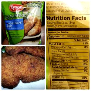 3 Oz Chicken Breast Strip, Breaded