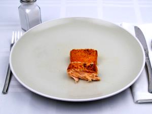 3 Oz Chum Salmon (Cooked, Dry Heat)