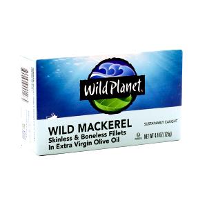 3 oz drained (85 g) Wild Mackerel in Extra Virgin Olive Oil