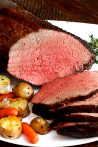 3 Oz *FYFGA Sirloin Tip Roast/Steak, Roasted/Broiled