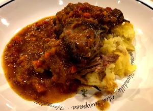 3 Oz Lamb Foreshank (Trimmed to 1/8" Fat, Cooked, Braised)