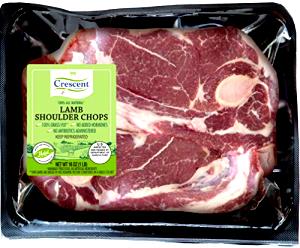 3 Oz Lamb Shoulder Arm (Trimmed to 1/8" Fat, Choice Grade, Cooked, Broiled)
