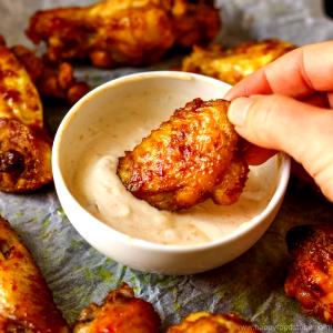 3 Oz Mango Chutney Wings With Sauce