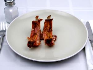 3 Oz Pork Chops (Center Rib, Boneless, Lean Only, Cooked, Braised)