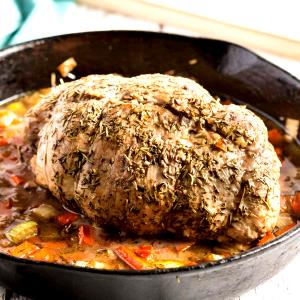3 Oz Pork Roasts (Sirloin, Bone-In, Cooked, Roasted)