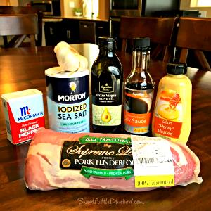 3 Oz Pork Tenderloin, Honey Mustard Marinade