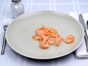3 Oz Shrimp (Mixed Species, Moist Heat, Cooked)