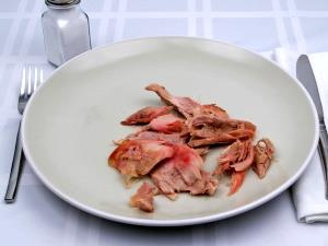 3 Oz Sockeye Salmon (Drained Solids with Bone, Canned)