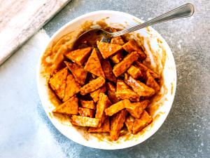 3 Oz Tempeh, Spicy Veggie