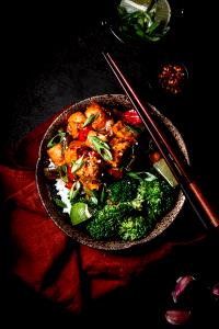 3 Oz Tofu, Baked, Sesame Garlic