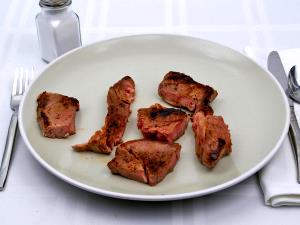 3 Oz Veal Sirloin (Lean Only, Cooked, Roasted)