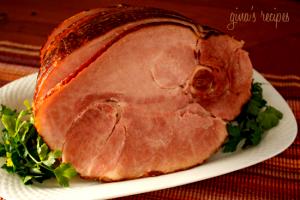 3 oz with 1/2 tsp glaze (3 oz) Spiral Sliced Honey Ham
