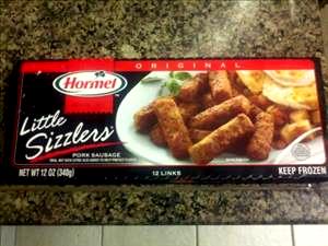 3 pan fried links (46 g) Little Sizzlers Pork Sausage with Maple