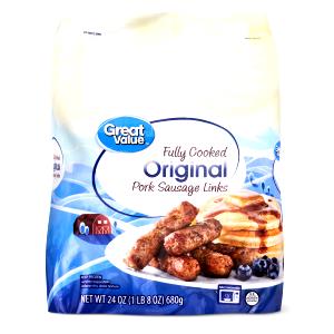 3 pan fried links (58 g) Original Breakfast Sausage Links