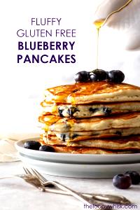 3 pancakes (102 g) Gluten Free Blueberry Pancakes