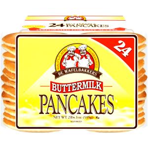 3 pancakes (117 g) Frozen Buttermilk Pancakes