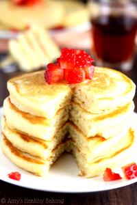 3 Pancakes Pancake, Buttermilk, Lowfat