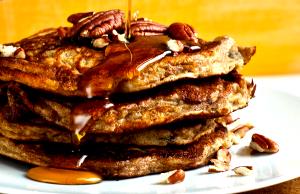 3 pancakes Pecan Pancakes