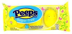 3 peeps Sugar Free Marshmallow Chicks