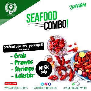 3 picces (90 g) Seafood Combo
