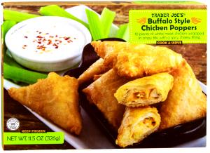 3 pieces (101 g) Buffalo Style Chicken Poppers