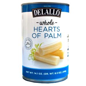 3 pieces (112.5 g) Whole Hearts of Palm