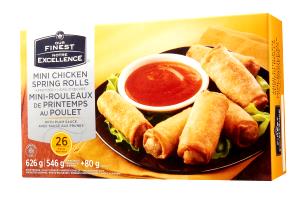 3 pieces (127 g) Mini Chicken Spring Rolls