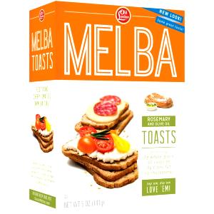 3 pieces (17 g) Melba Toast Rosemary and Olive Oil