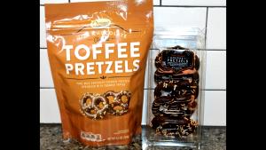 3 pieces (27 g) Milk Chocolate Covered Toffee Pretzels