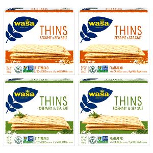 3 pieces (28 g) Sesame Flatbread Crackers