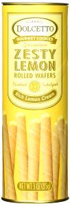 3 pieces (28 g) Zesty Lemon Rolled Wafers