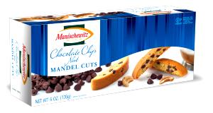 3 pieces (30 g) Chocolate Chip Nut Mandel Cuts