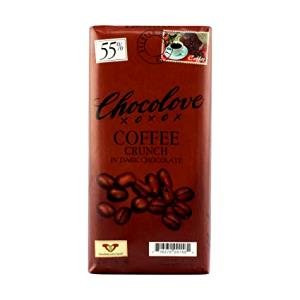 3 pieces (30 g) Organic Dark Chocolate with Coffee Crunch