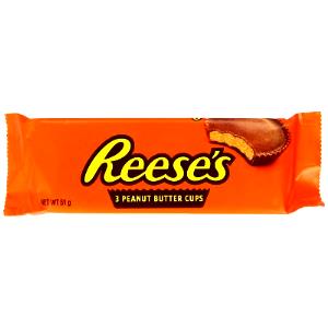 3 pieces (34 g) Dark Chocolate Peanut Butter Cups