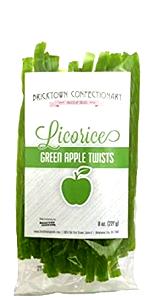 3 pieces (37 g) Green Apple Liquorice