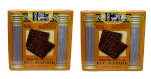 3 pieces (42 g) Dark Chocolate Covered Egg Matzo Crackers
