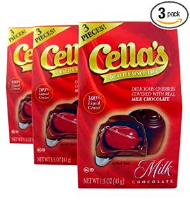 3 pieces (43 g) Chocolate Covered Cherries