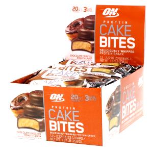 3 pieces (63 g) Protein Cake Bites - Chocolate Frosted Donut