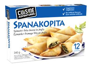3 pieces (86 g) Spanakopita