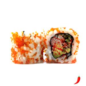 3 pieces (90 g) Spicy Surimi Roll Sushi