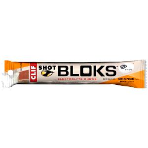 3 Pieces Electrolyte Chew, Shot Bloks, Orange