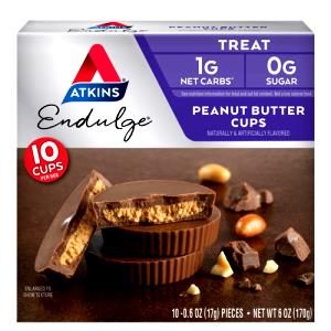 3 Pieces Endulge Peanut Butter Cups, Low Carb