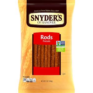 3 pretzels (1 oz) Classic Style Pretzel Rods