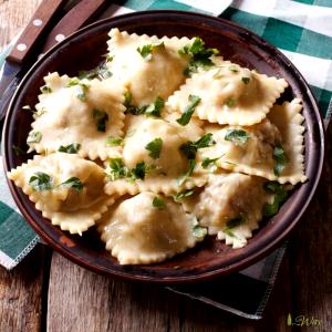 3 Raviolis Beef Ravioli Entree