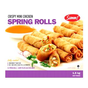3 rolls (102 g) Mini Chicken Spring Rolls
