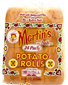 3 rolls (53 g) Enriched Party Potato Rolls