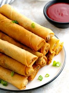 3 rolls (60 g) Chinese-Style Shrimp Spring Rolls