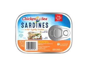 3 Sardines Sardines, Lightly Smoked