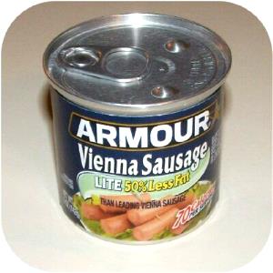 3 sausages (50 g) Vienna Sausage Lite