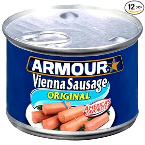 3 sausages (50 g) Vienna Sausage
